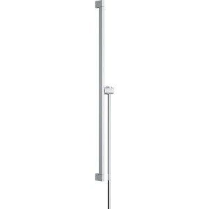 Hansgrohe Unica Brausestange E Puro 90 cm mit Easy Slide Handbrausehalter und Isiflex Brauseschlauch 160 cm Chrom