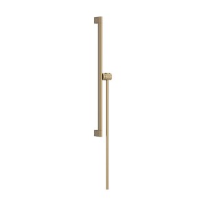 Hansgrohe Unica Brausestange S Puro 65 cm mit Easy Slide Handbrausehalter und Isiflex Brauseschlauch 160 cm Brushed Bronze
