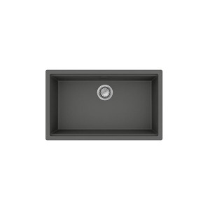 Hansgrohe Unterbauspüle S530-U700 manuelle Ablaufgarnitur steingrau