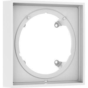 Hansgrohe Verlängerungsrosette eckig 22 mm Mattweiß