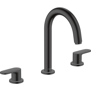 Hansgrohe 3-Loch Waschtischarmatur Vernis Blend mattschwarz