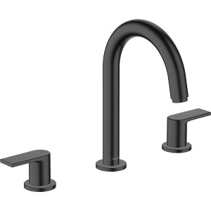 Hansgrohe 3-Loch Waschtischarmatur Vernis Shape mattschwarz