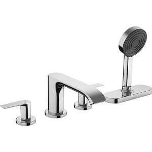 Hansgrohe 4-Loch Wannenarmatur Vivenis F-SetWannenrandmontage mit sBox chrom