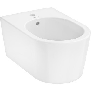 Hansgrohe Wand Bidet EluPura S 540 mm mit Hahnloch u.Überlauf SMC weiß
