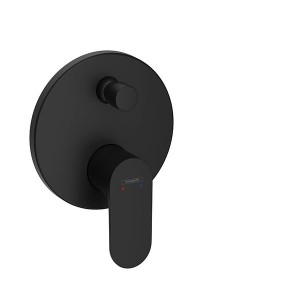 Hansgrohe Wannenmischer Unterputz Rebris S Fertigset m.Sicherungskombination Matt Black