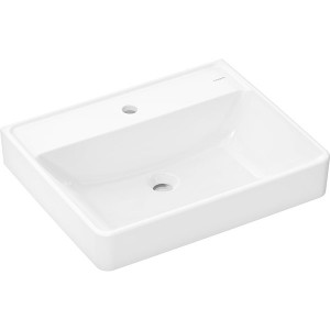 Hansgrohe Waschtisch Xanuia Q 600x480mm m.Hahnloch ohne Überlauf weiß