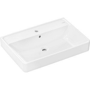 Hansgrohe Waschtisch Xanuia Q 700x480mm m.Hahnloch u.Überlauf weiß