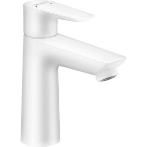Hansgrohe Waschtischmischer 110 Talis E mattweiss ohne Ablaufgarnitur