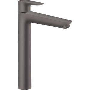Hansgrohe Waschtischmischer 240 Talis E Brushed Black Chrome ohne Ablaufgarnitur