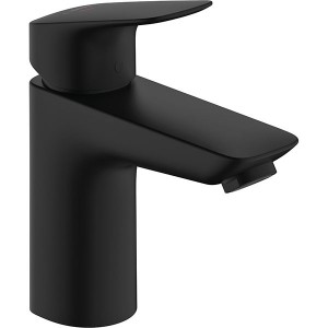 Hansgrohe Waschtischmischer Logis 100 CoolStart ohne Ablaufgarnitur mattschwarz