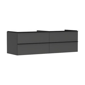 Hansgrohe Waschtischunterschrank Xelu Q DGM 1180x540mm m.4SK f.Kons.m.AWT Matt Black