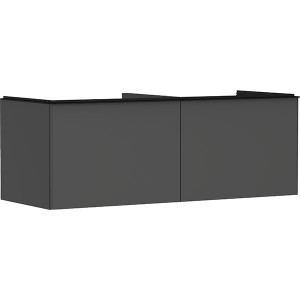 Hansgrohe Waschtischunterschrank Xelu Q DGM 1360x540mm m.2SK f.Kons.m.AWT ge Matt Black