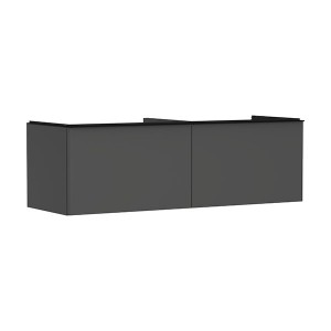 Hansgrohe Waschtischunterschrank Xelu Q DGM 1560x540mm m.2SK f.Kons.m.AWT ge Matt Black