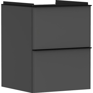 Hansgrohe Waschtischunterschrank Xelu Q DGM 480x475mm mit 2 SK für HWB Matt Black