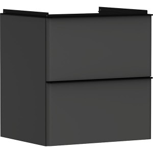 Hansgrohe Waschtischunterschrank Xelu Q DGM 580x475mm mit 2 SK für WT Matt Black