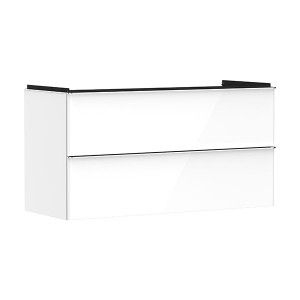 Hansgrohe Waschtischunterschrank Xelu Q we hgl 1180x475mm mit 2 SK für WT chrom