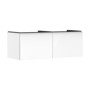 Hansgrohe Waschtischunterschrank Xelu Q we hgl 1360x540mm 2SK f.Kon./AWT ge Matt White