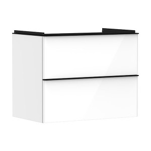Hansgrohe Waschtischunterschrank Xelu Q we hgl 780x475mm mit 2 SK für WT Matt Black