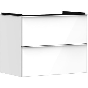 Hansgrohe Waschtischunterschrank Xelu Q we hgl 780x475mm mit 2 SK für WT Matt White