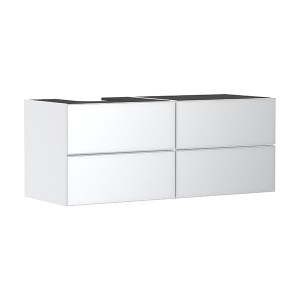 Hansgrohe Waschtischunterschrank Xevolos E Matt White 1370/550mm m.4SK f.Kons.m. AWT ge li Wme