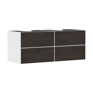 Hansgrohe Waschtischunterschrank Xevolos E Matt White 1370/550mm mit 4 SK f.Kons.m.WT ge ECHD