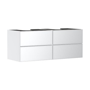 Hansgrohe Waschtischunterschrank Xevolos E Matt White 1370/550mm mit 4 SK f.Kons.m.WT ge Wme
