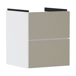 Hansgrohe Waschtischunterschrank Xevolos E Matt White 480/475mm mit 2 Schubkästen für HWB BZs