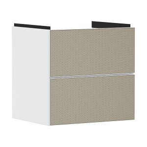 Hansgrohe Waschtischunterschrank Xevolos E Matt White 580/475mm mit 2 Schubkästen für WT BZs