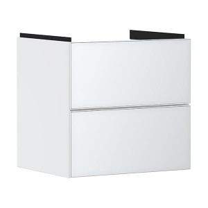 Hansgrohe Waschtischunterschrank Xevolos E Matt White 580/475mm mit 2 Schubkästen für WT Wme