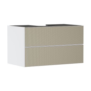 Hansgrohe Waschtischunterschrank Xevolos E Matt White 980/550mm mit 2 SK f.Kons.m.WT ge BZs