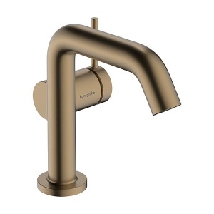 Hansgrohe WTM 110 Tecturis S Fine CoolStart mit Zugstangen-Ablaufgarnitur Brushed Bronze