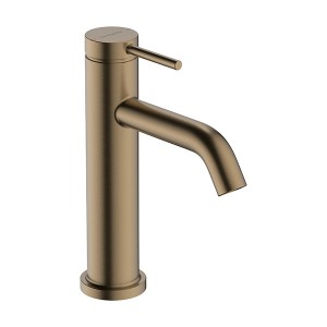 Hansgrohe WTM 110 Tecturis S mit Zugstangen-Ablaufgarnitur Brushed Bronze
