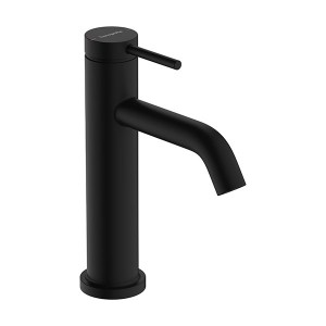 Hansgrohe WTM 110 Tecturis S mit Zugstangen-Ablaufgarnitur Matt Black