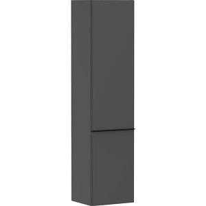 Hansgrohe Xelu Q Hochschrank Diamantgrau Matt 400/350, Türanschlag links Mattschwarz