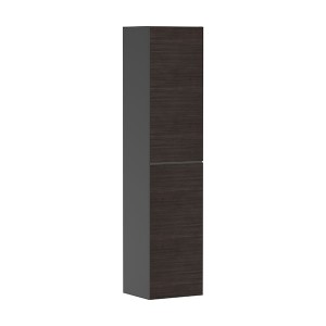 Hansgrohe Xevolos E Hochschrank Schiefergrau Matt 400/360, Türanschlag rechts Eiche Dunkel