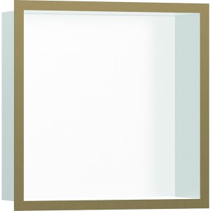 HG XtraStoris Individual Wandnische mit Designrahmen 300x300x100mm MW/BBR