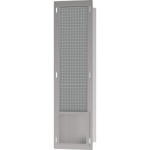 Hansgrohe XtraStoris Original Einbau Toilettenpapierhalter mit Vorratsbehälter für 6 Rollen Edelstahl gebürstet