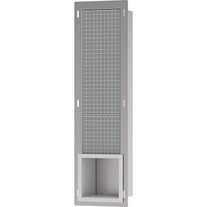 Hansgrohe XtraStoris Original Einbau Toilettenpapierhalter mit Vorratsbehälter für 6 Rollen Mattweiß