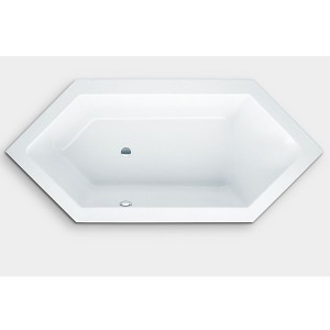 Hoesch Badewanne Scelta 6-Eck 2000x900, weiß - ABVERKAUF