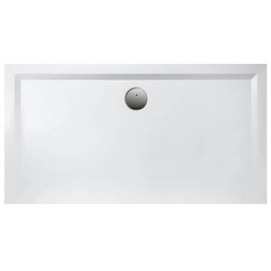HO DW Muna 1800x700x30 ohne Antirutsch, Material Solique, weiß