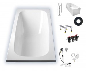 Hoesch Pacifica / ProCasa 1600 x 700 x 420 Badewanne Acryl 6105.010