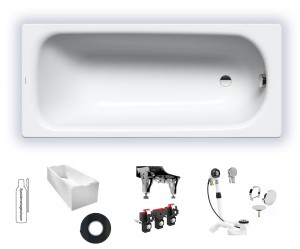 Kaldewei Saniform Plus 1700x700 Badewanne Stahl-Email 111800010001