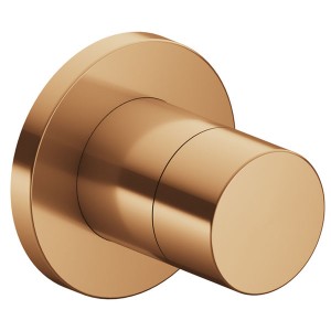 KE 2-Wege Umstellventil IXMO Pure 59556, rund, Bronze gebürstet