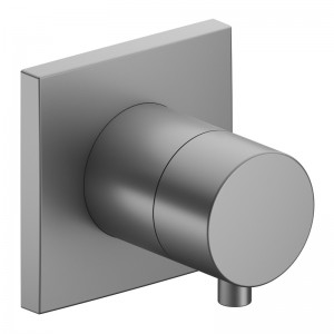 KE 2-Wege Ab-u.Umstellv.IXMO Comf.59557, eckig, Aluminium-finish