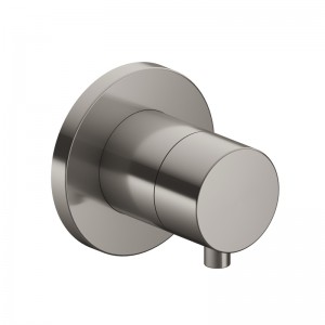 KE 2-Wege Ab-u.Umstellv.IXMO Comf.59557, rund, Nickel gebürstet