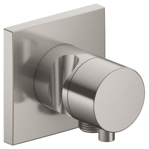 KE 2-Wege Ab-u.Umstellv.IXMO Comf.59557, Schlauchan./Brauseh.eckig,Edelst.-finish