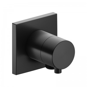 KE 2-Wege Ab-u.Umstellv.IXMO Comf.59557, Schlauchanschluss,eckig,Schwarzchr. geb.