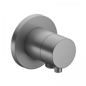 KE 2-Wege Umstellv. IXMO Comfort 59556, Schlauchanschl.,rund, Aluminium-finish