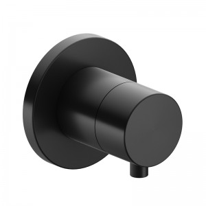 KE 2-Wege Umstellv. IXMO Comfort 59556, rund, Schwarzchrom gebürstet