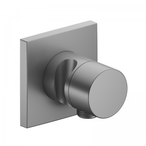 KE 2-Wege Umstellventil IXMO Pure 59556, Schlauchan./Brauseh.,eckig,Alu-finish